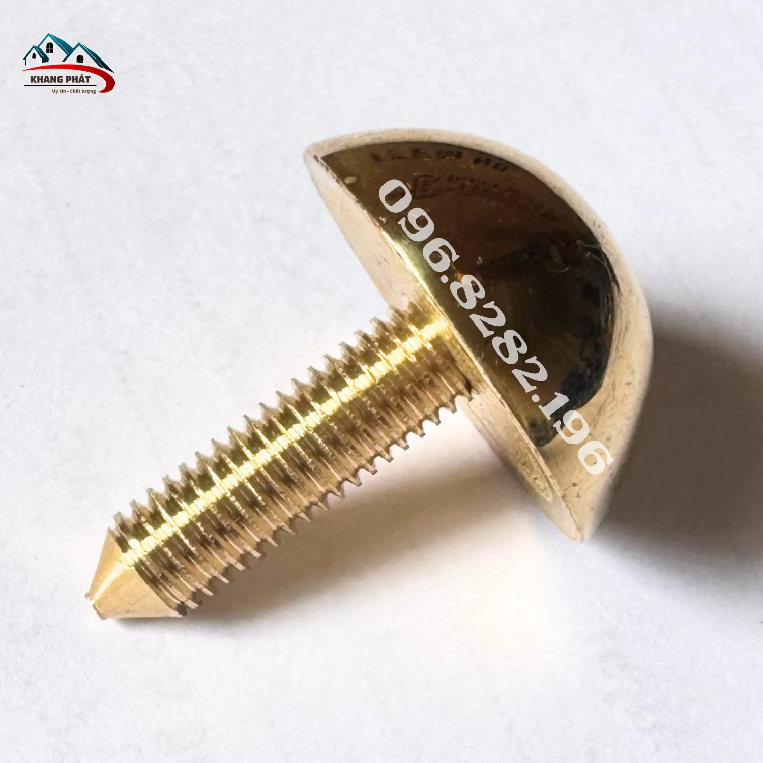 chi tiết chân ti ren đồng 8mm