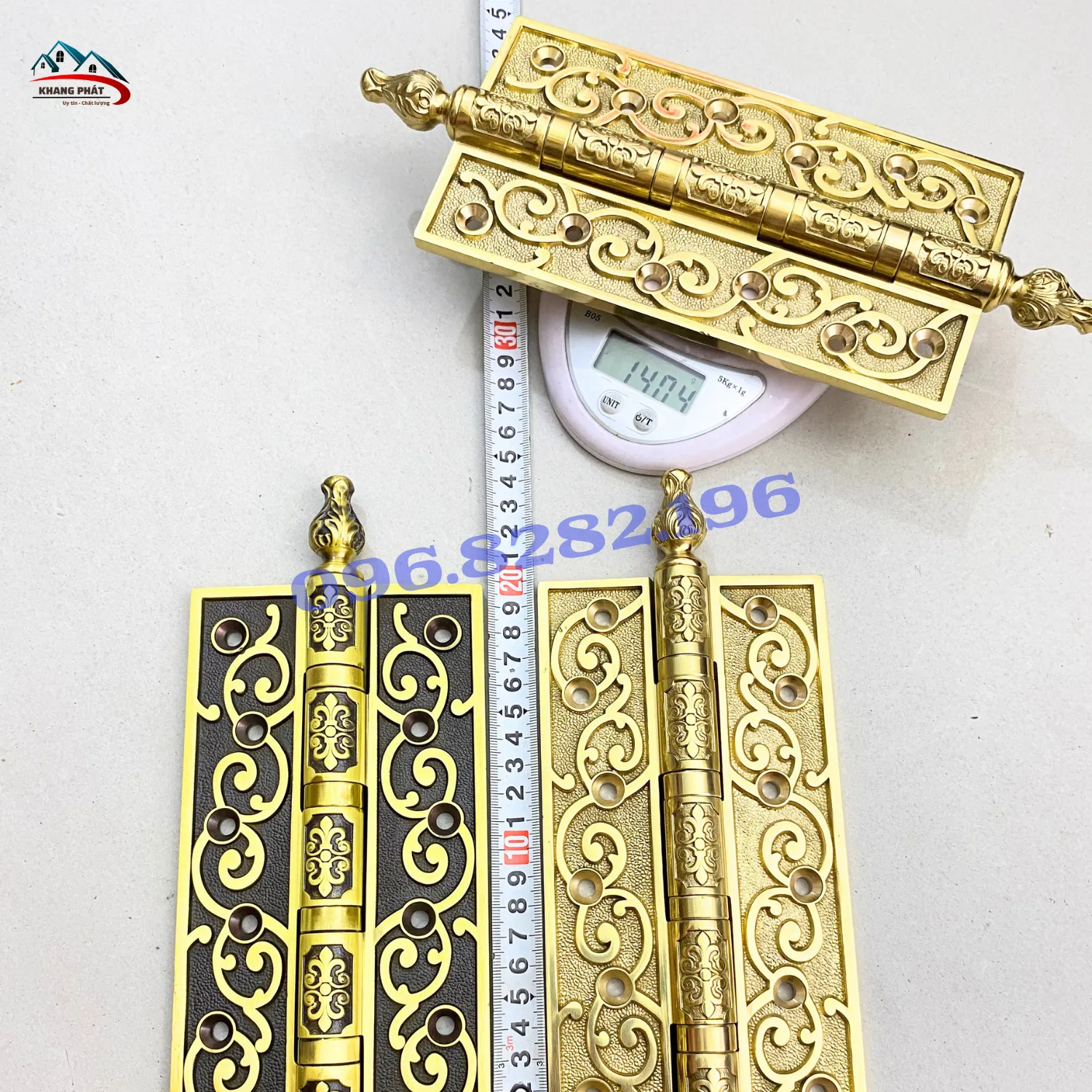 Trọng lượng thực tế mẫu vàng bóng 1,4kg