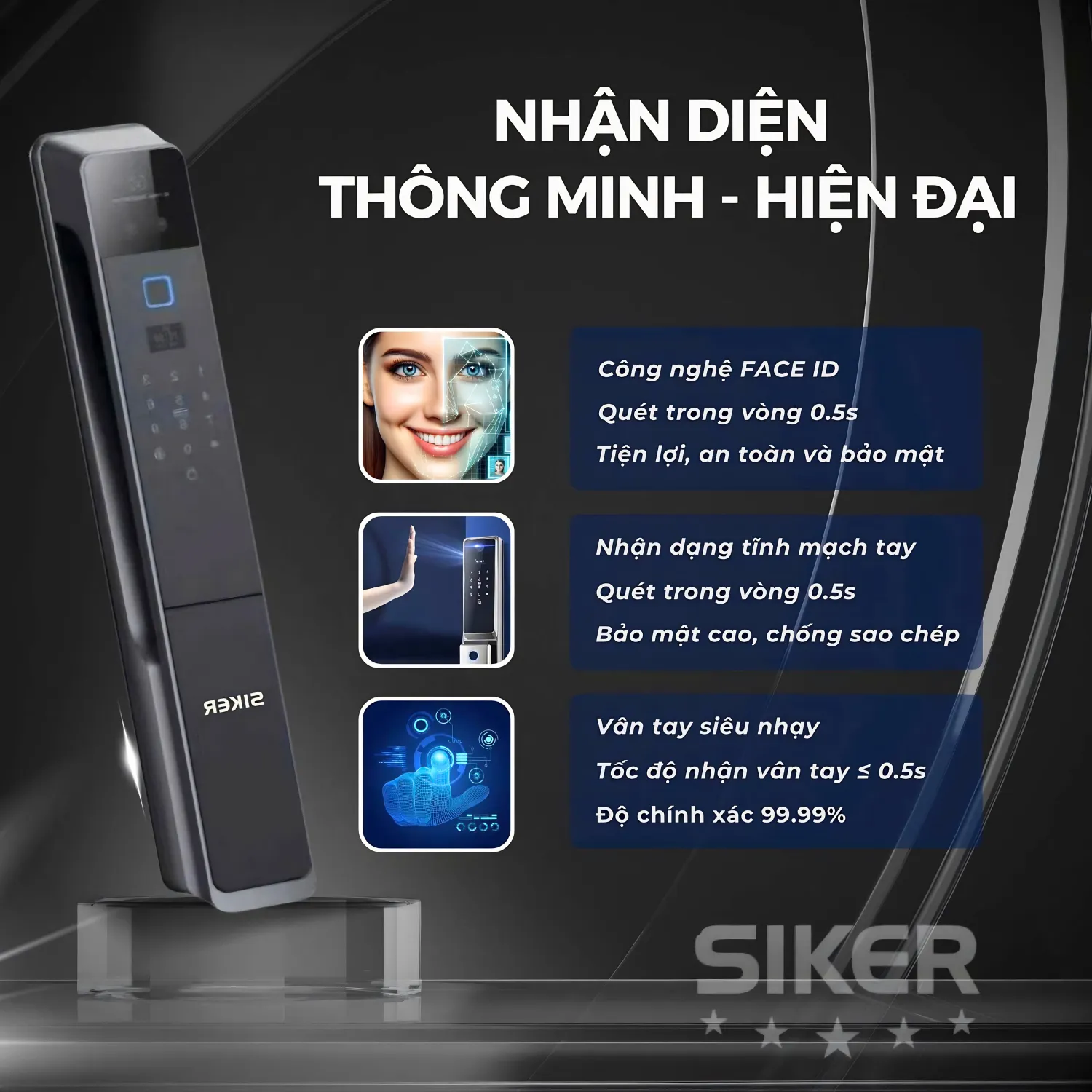 công nghệ khóa cửa Châu Âu hiện đại
