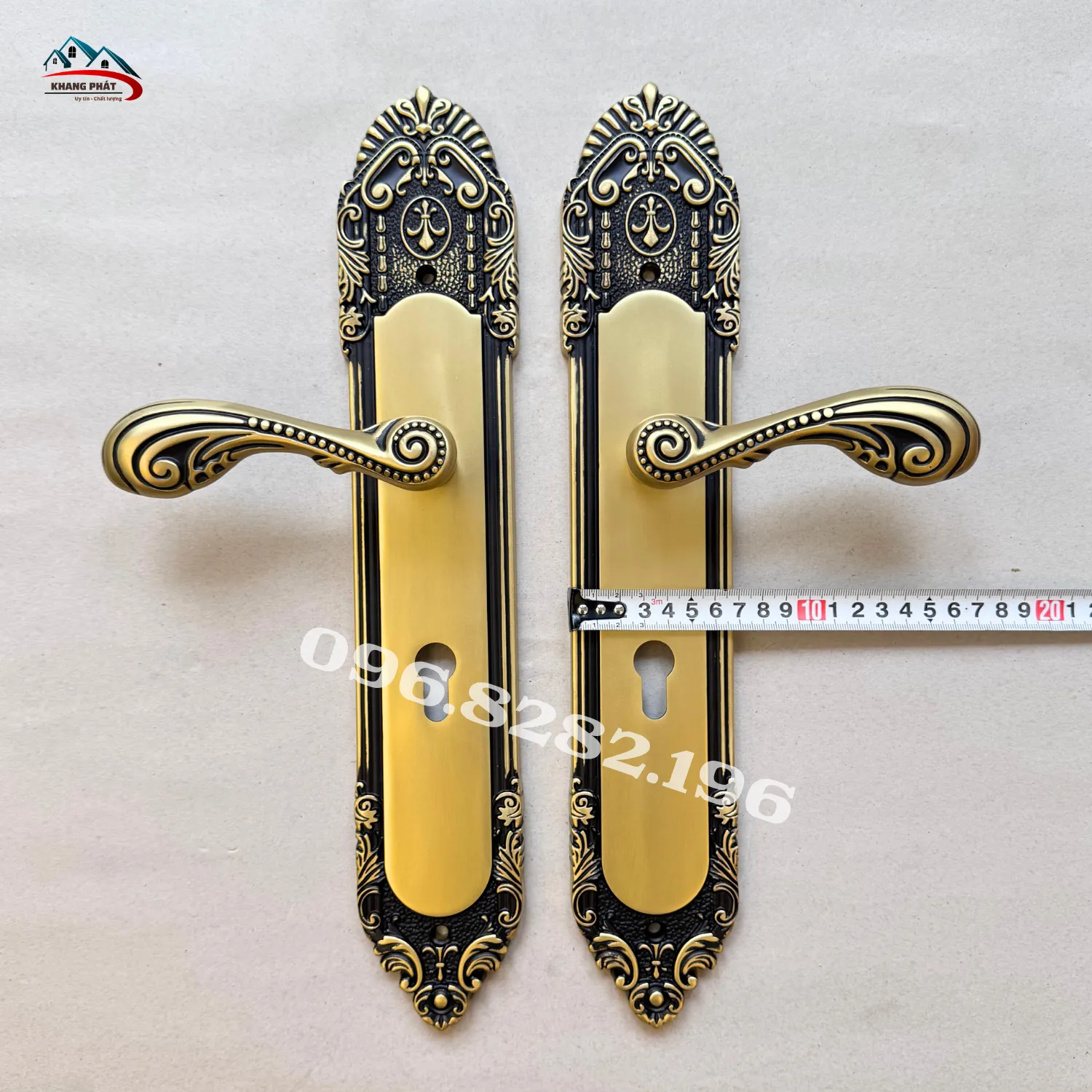 Củ chìa đồng khóa cửa chính tay gạt KP1818-40-DFS