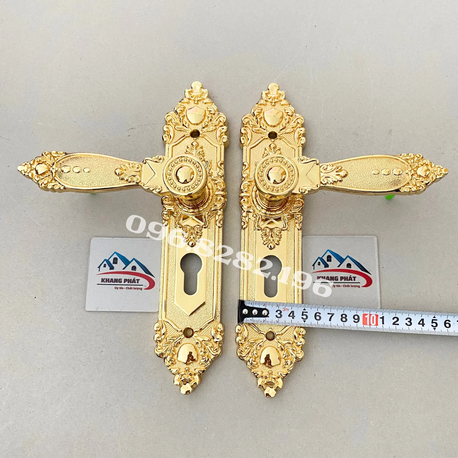 mặt ốp khóa tay gạt rộng 5cm