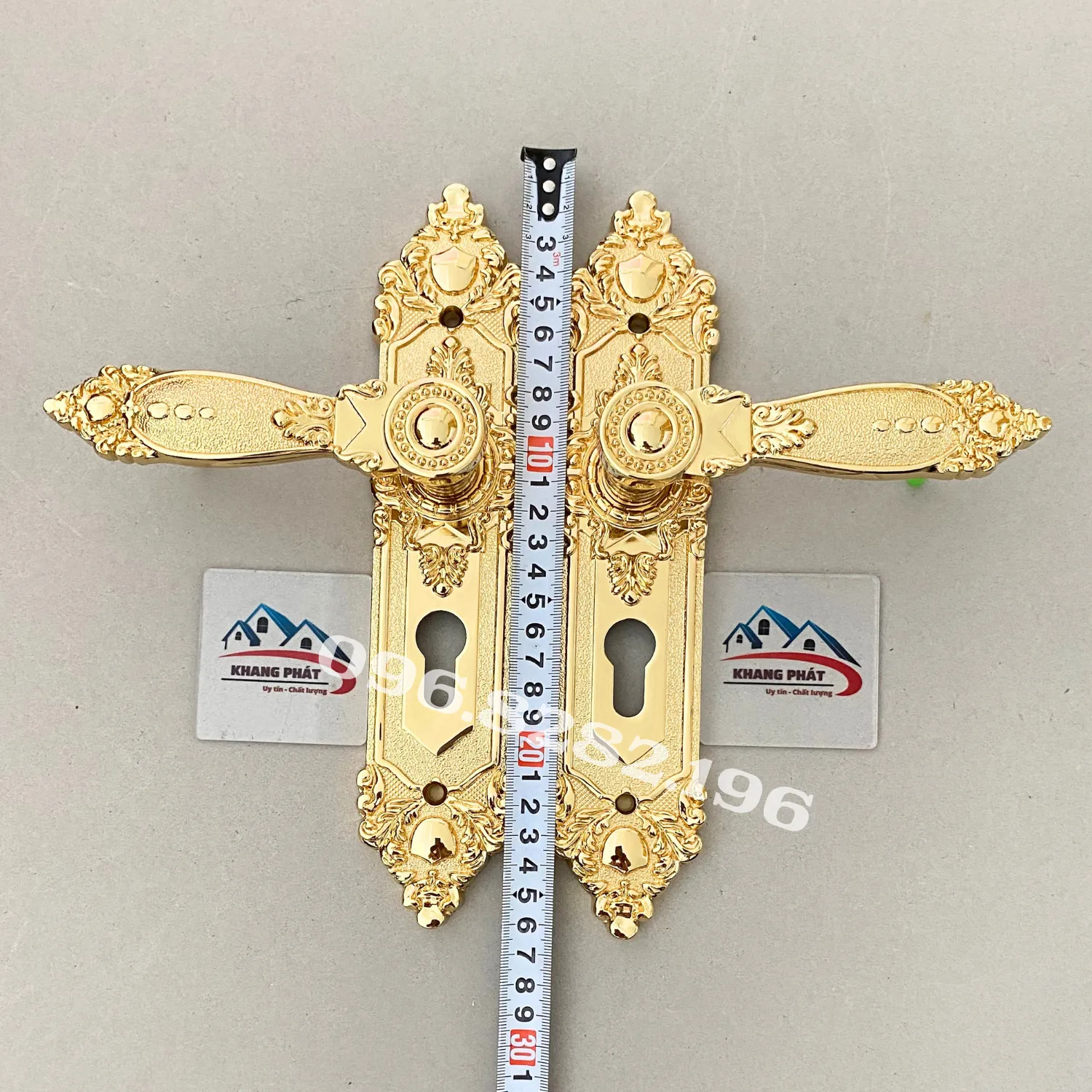 khóa tay gạt đồng KP3939 đo chiều dài 25cm