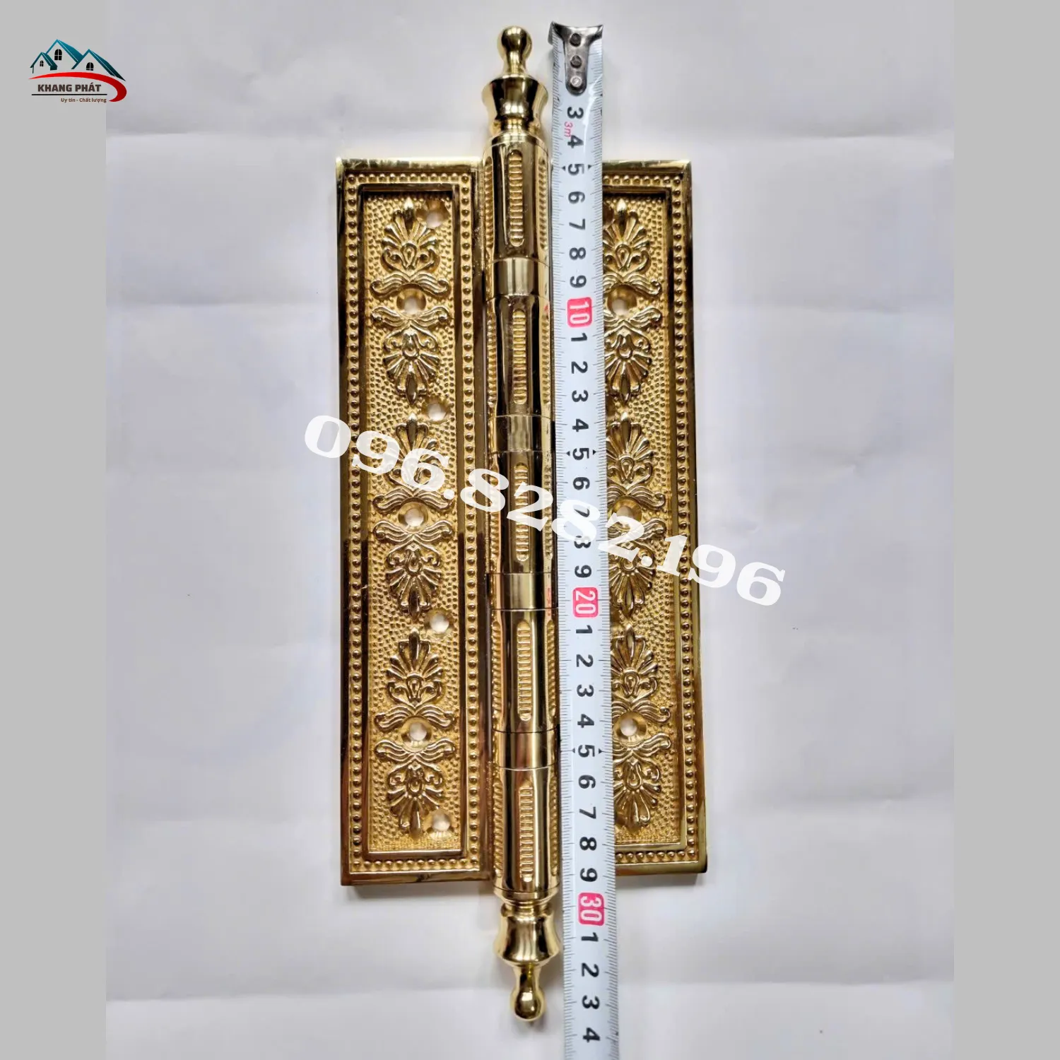 Kích thước tổng thể cả trục dài 33,5cm