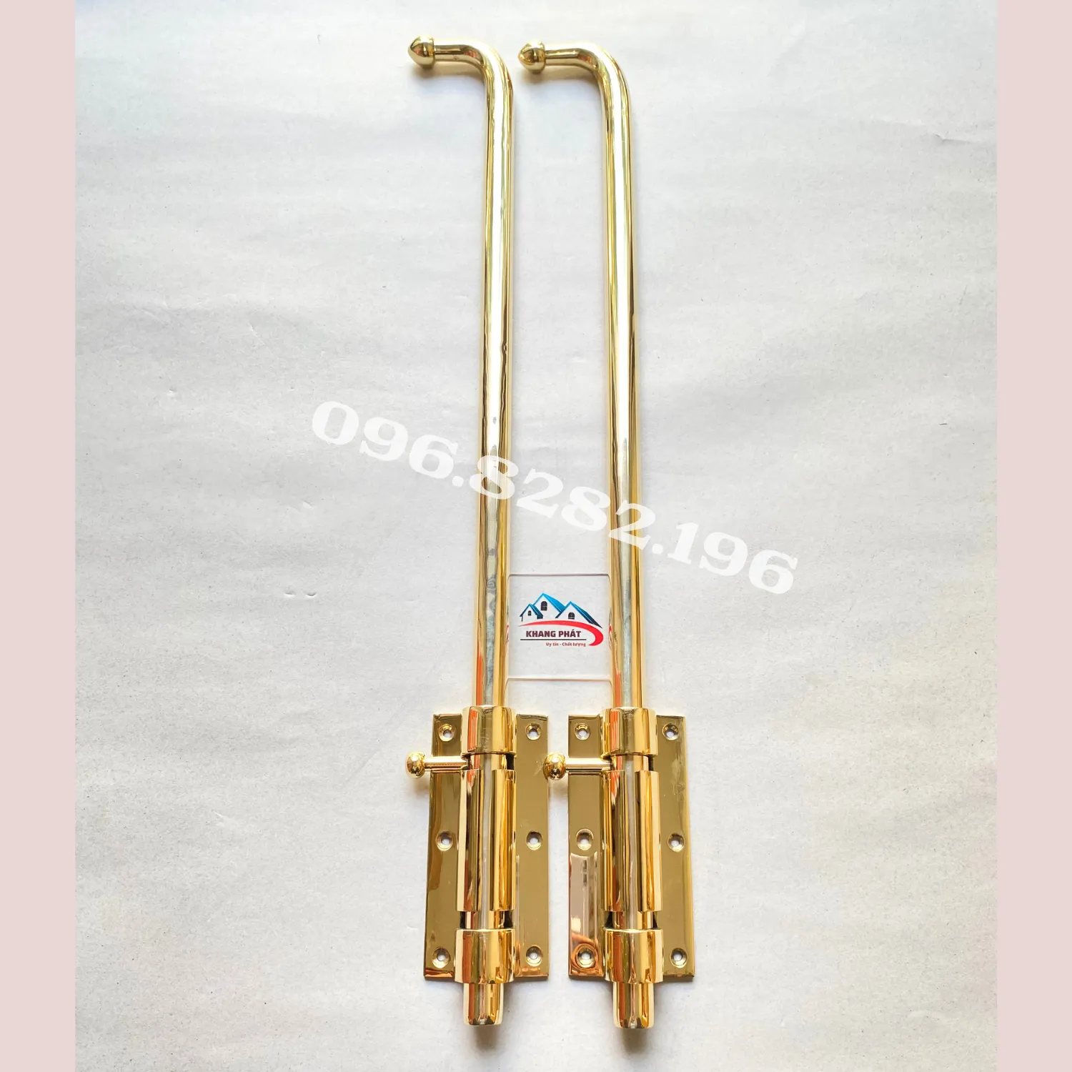 Hai chốt đồng đuôi chuột dài 65cm bằng đồng nguyên khối