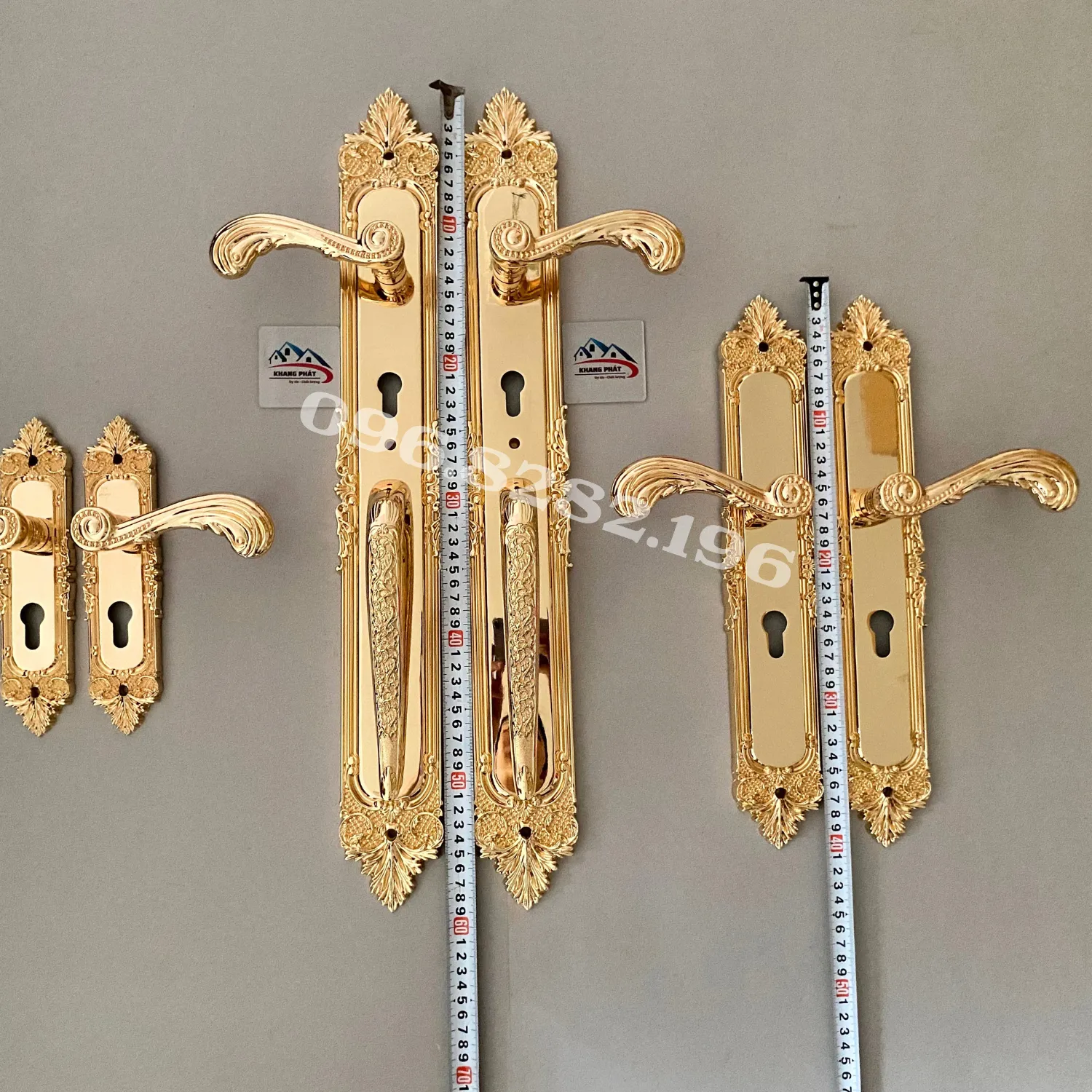 Khóa đồng KP1919 đủ 3 kích thước thực tế