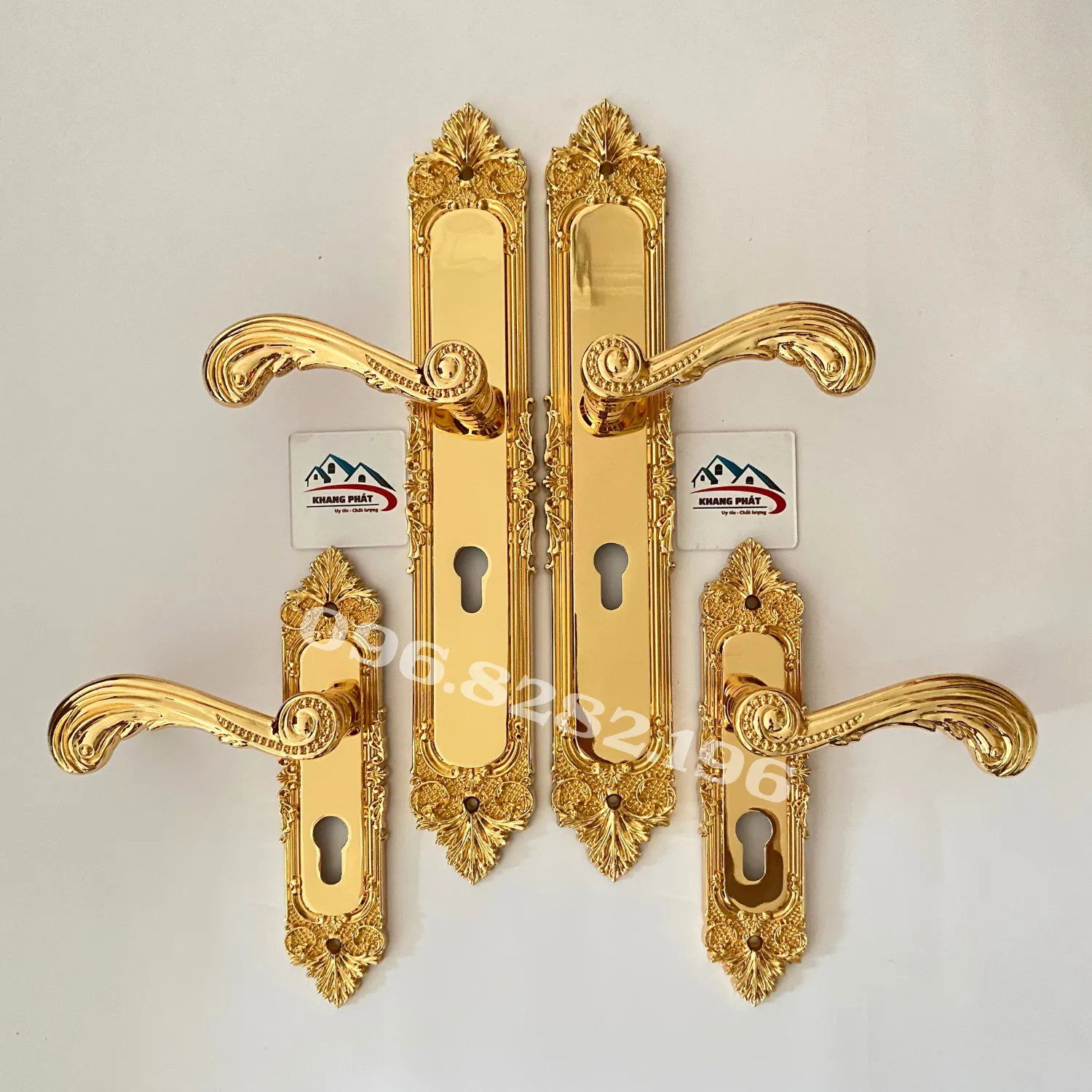 Toàn bộ bộ khóa KP1919 đồng vàng 24K