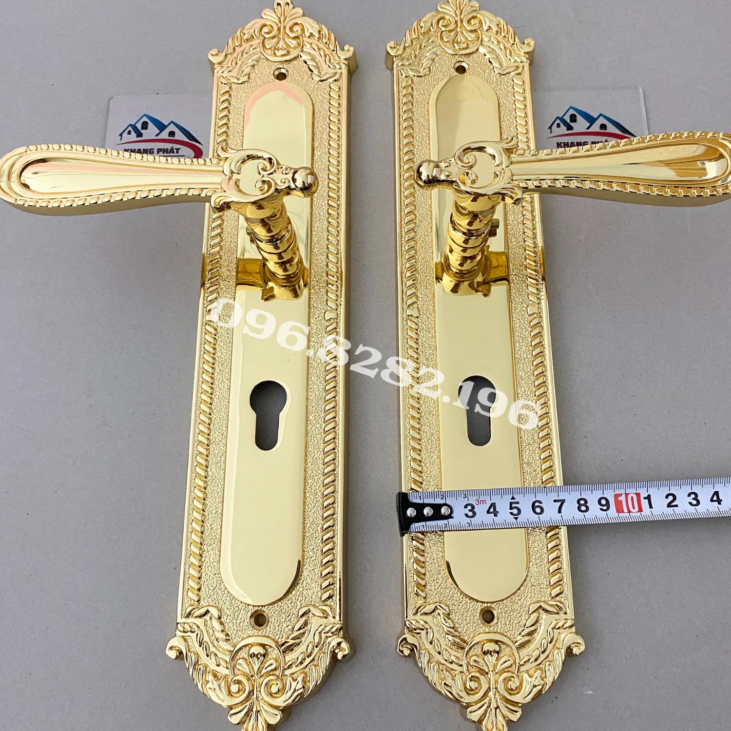 Kích thước mặt ốp khóa KP666 rộng 7cm
