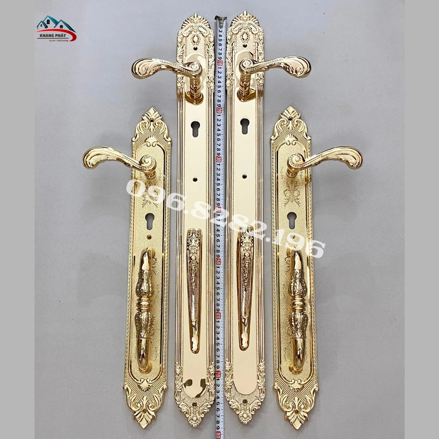 khoá cửa đại sảnh bằng đồng dài 80cm
