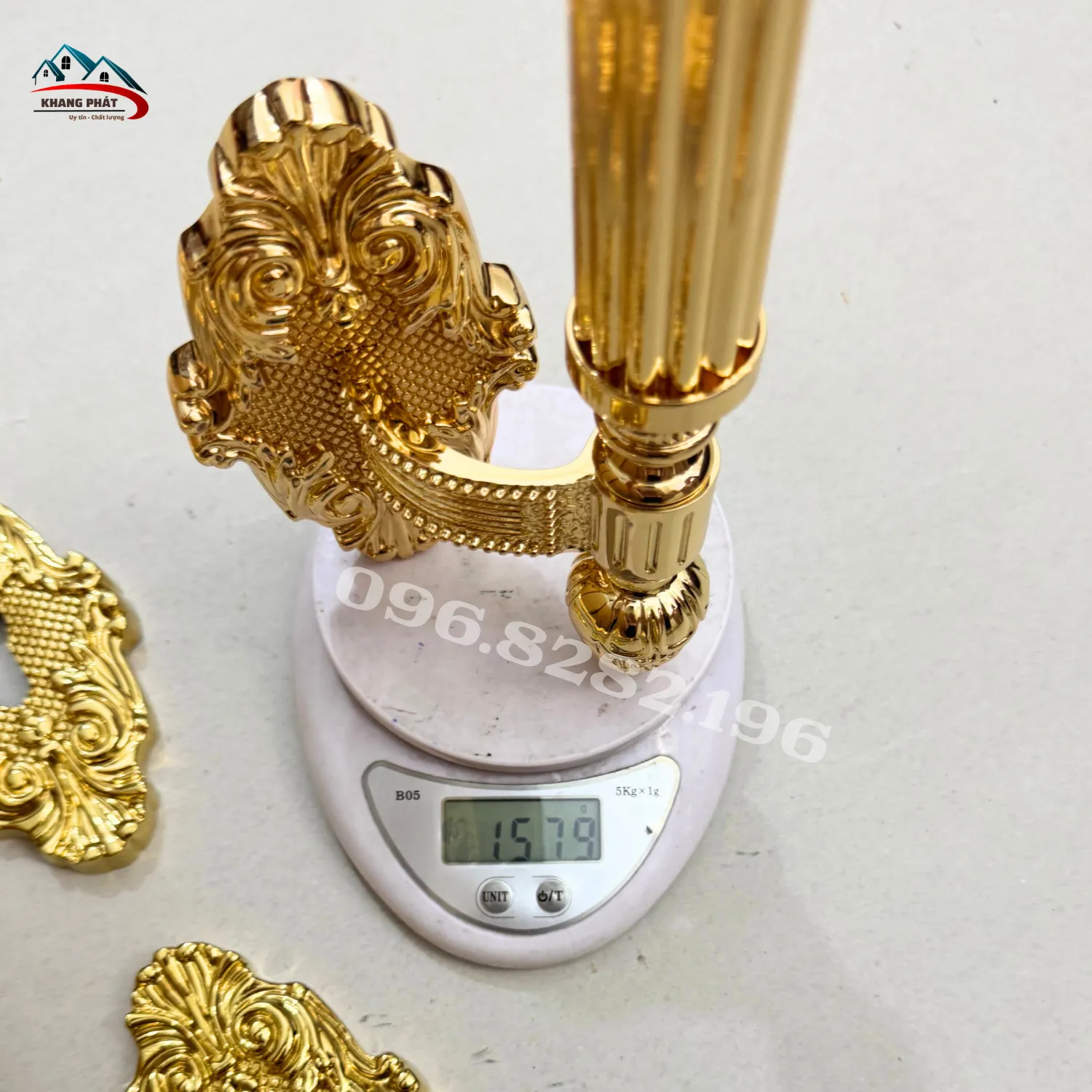 Tay kéo cửa đồng KP-TNLT160B nặng 1,5kg