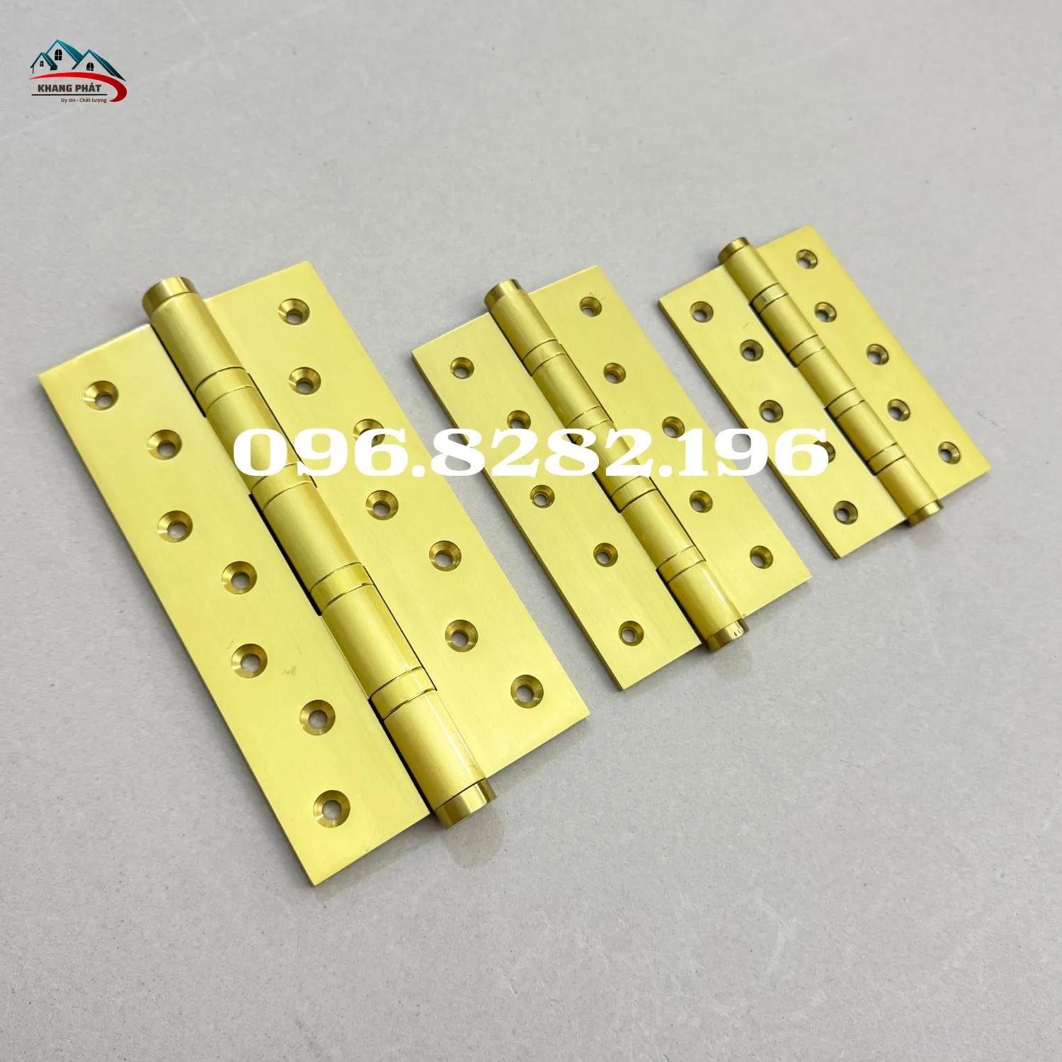 Chi tiết độ dày bản lề đồng thau đúc nguyên khối