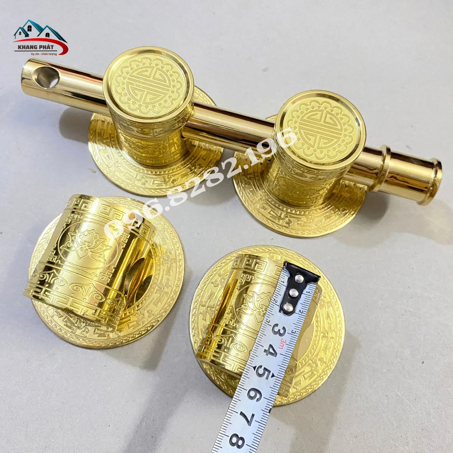 Đo chiều cao núm chùy đồng KP-CĐHV50B