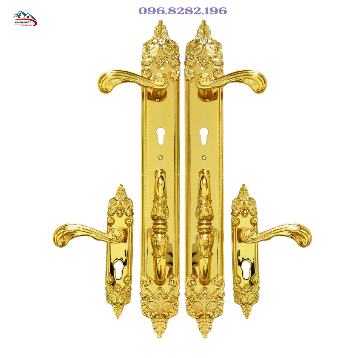Khoá cửa đại sảnh KP6034-24K dài 62cm