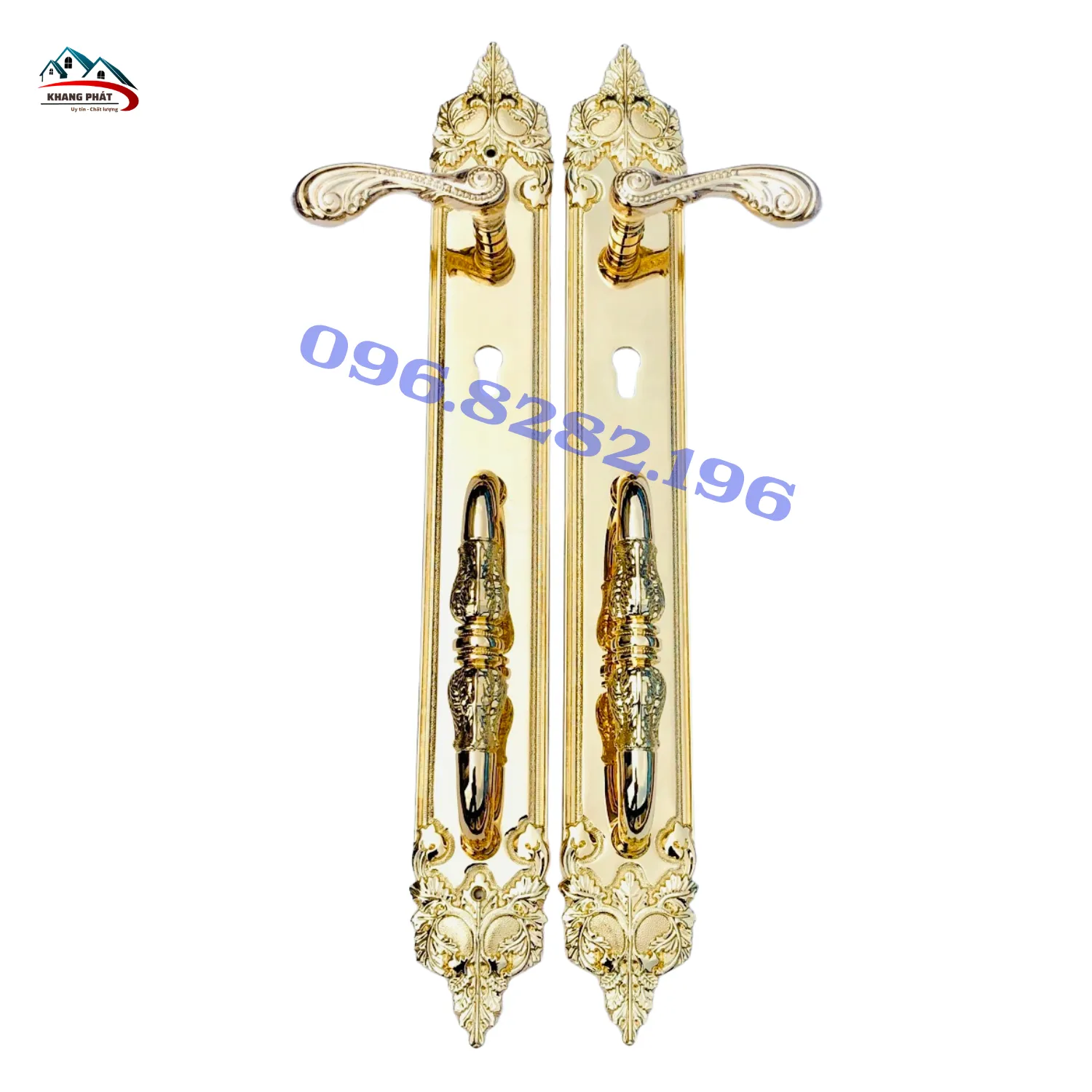 Khoá Cửa Đại Sảnh KP6034 mạ vàng 24K cao cấp