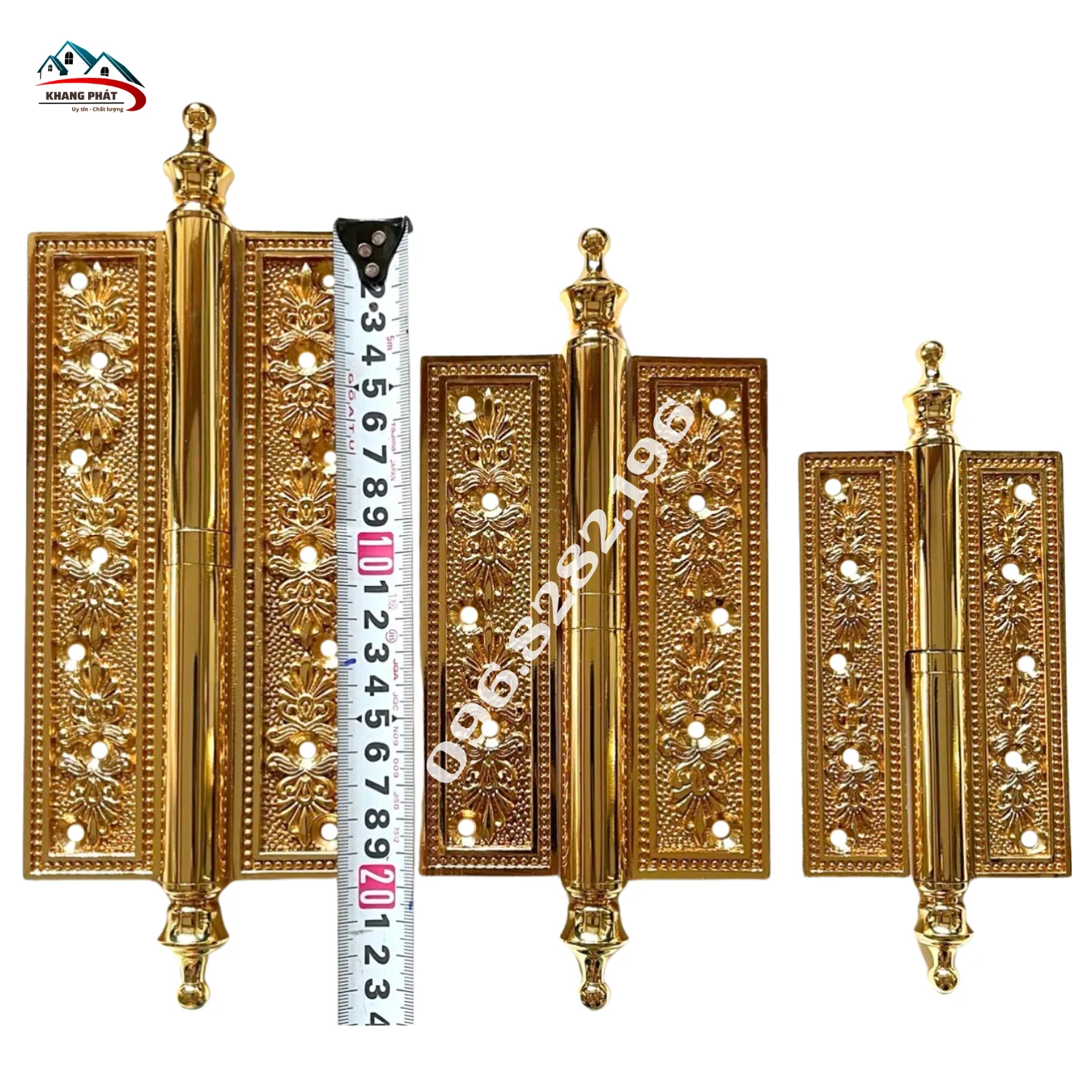 bản lề cối đồng hoa cúc KP-LĐB700C nguyên khối