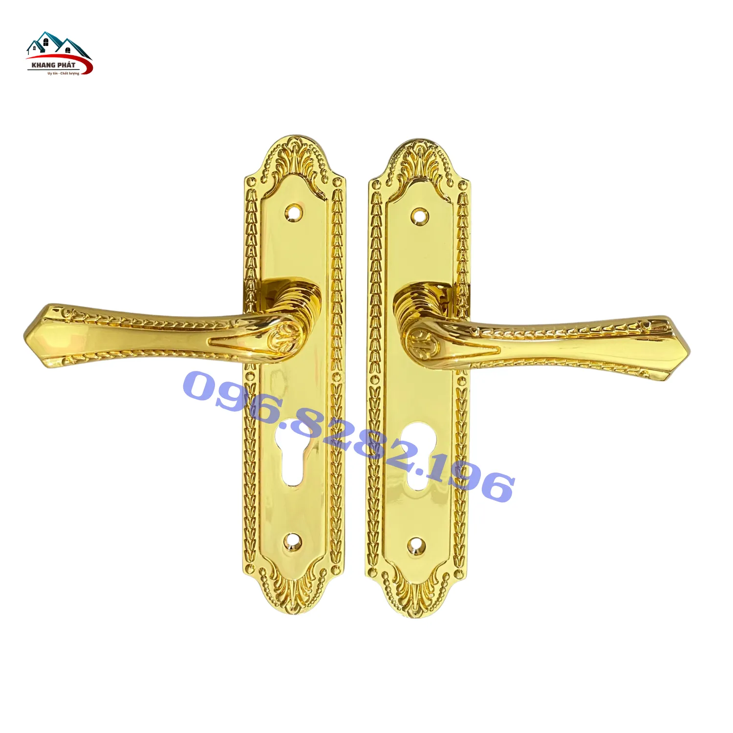 Khóa Cửa Phòng KP5252 Đồng Mạ Vàng 24K cao cấp