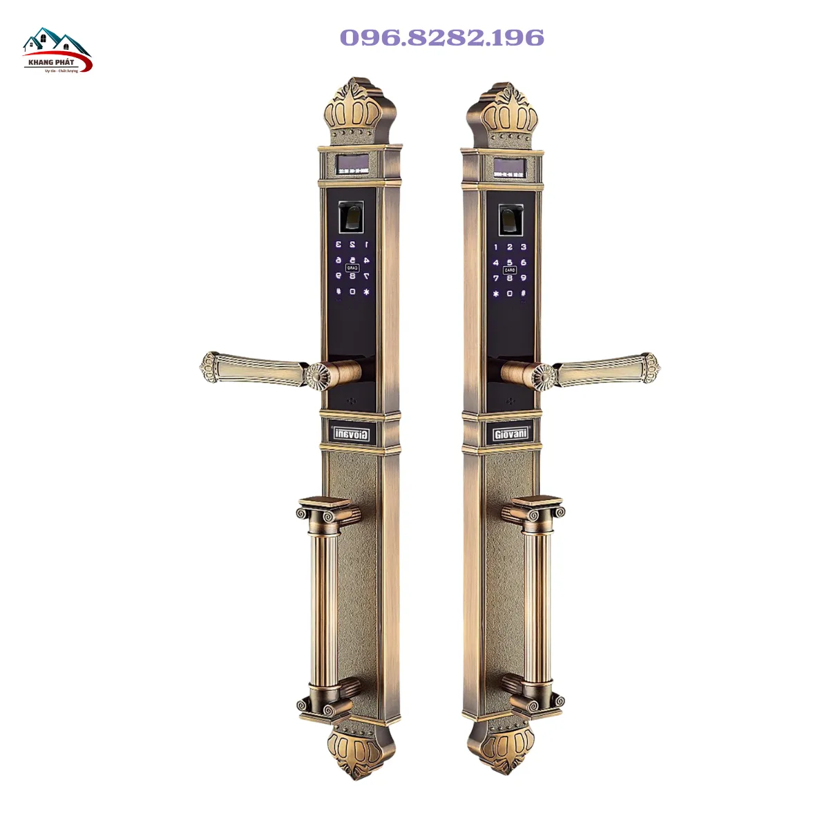 Khóa cửa thông minh biệt thự đại sảnh GSL C91A137 hiện đại, cao cấp