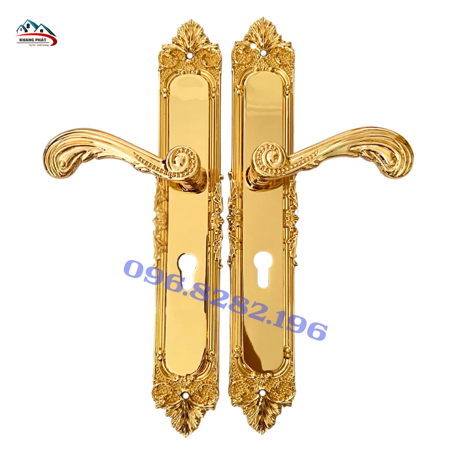 Khóa cửa chính KP1919 đồng vàng 24K dài 40cm – Ảnh đại diện