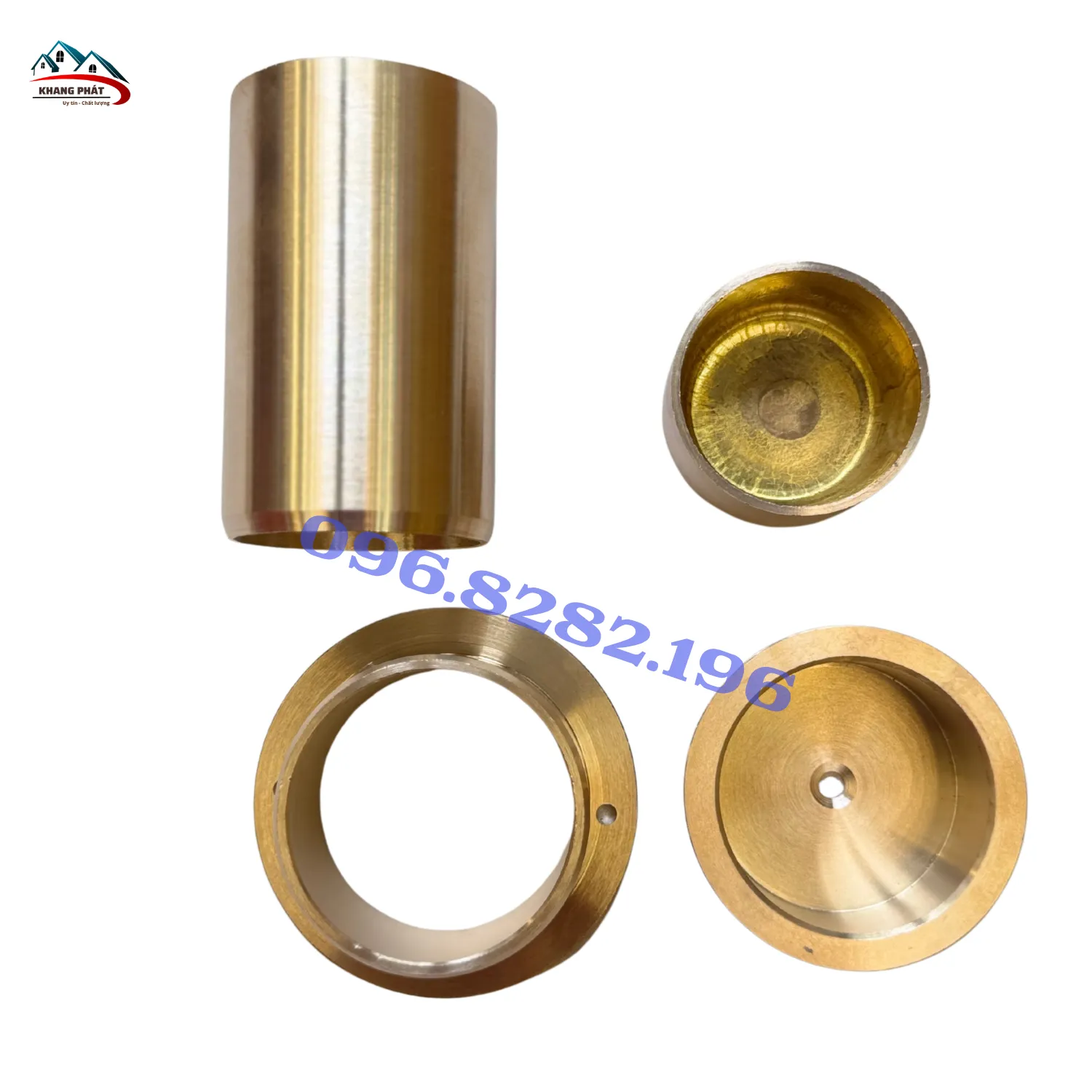 Bản lề cối xoay đồng 360° KP – Bộ cối trên và cối dưới