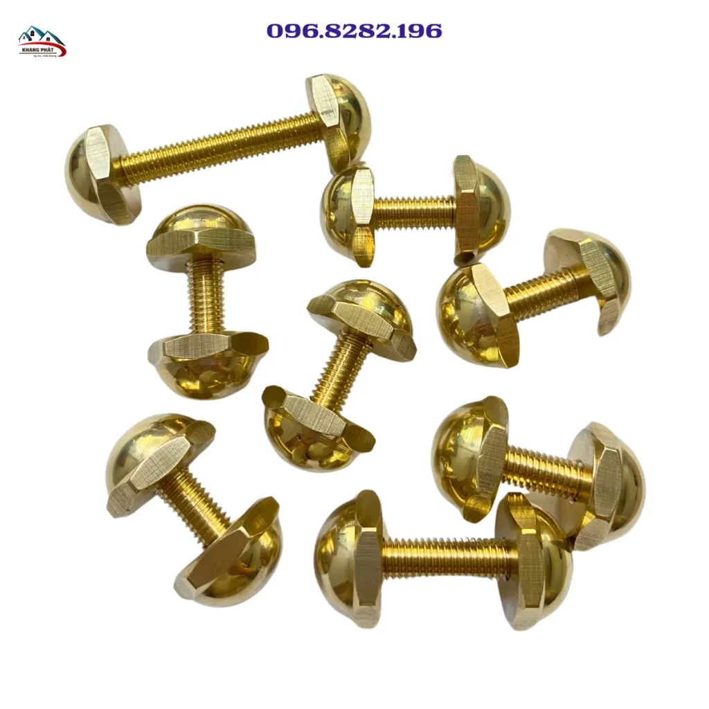 Bộ đinh mũ đồng đủ 4 size