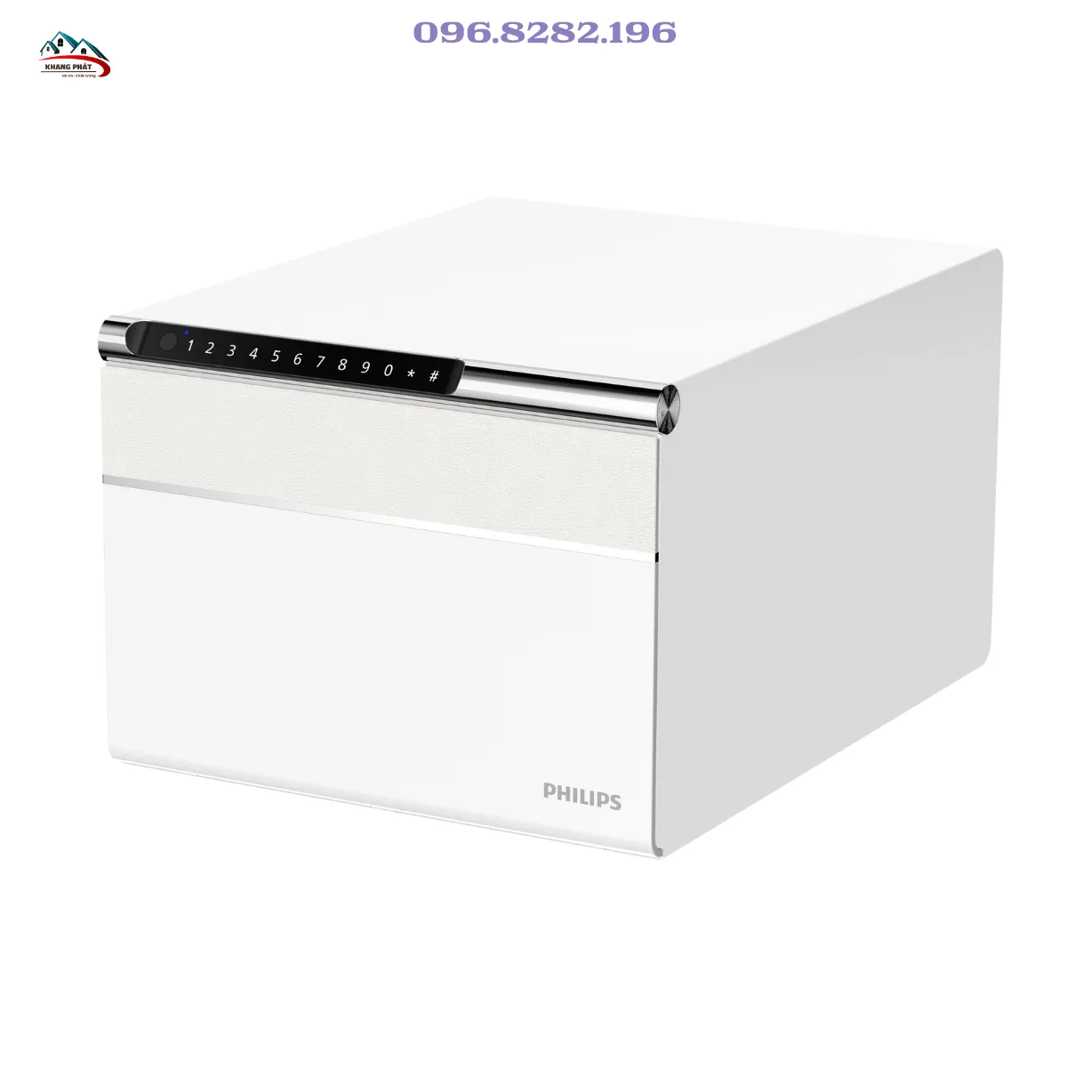 Két sắt mini Philips SBX102 màu trắng