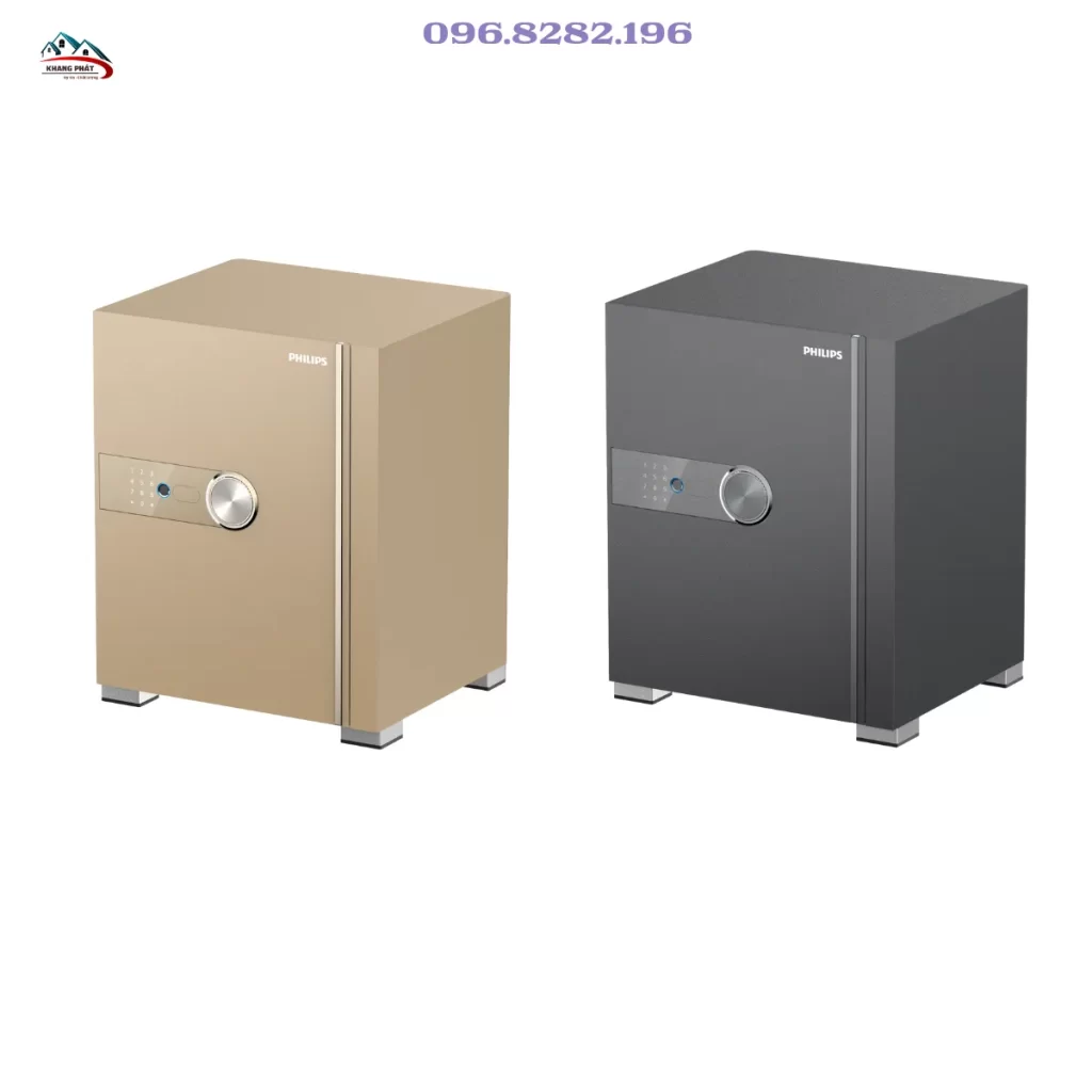 Két sắt thông minh Philips SBX202 màu vàng gold và xám, 3 kích thước