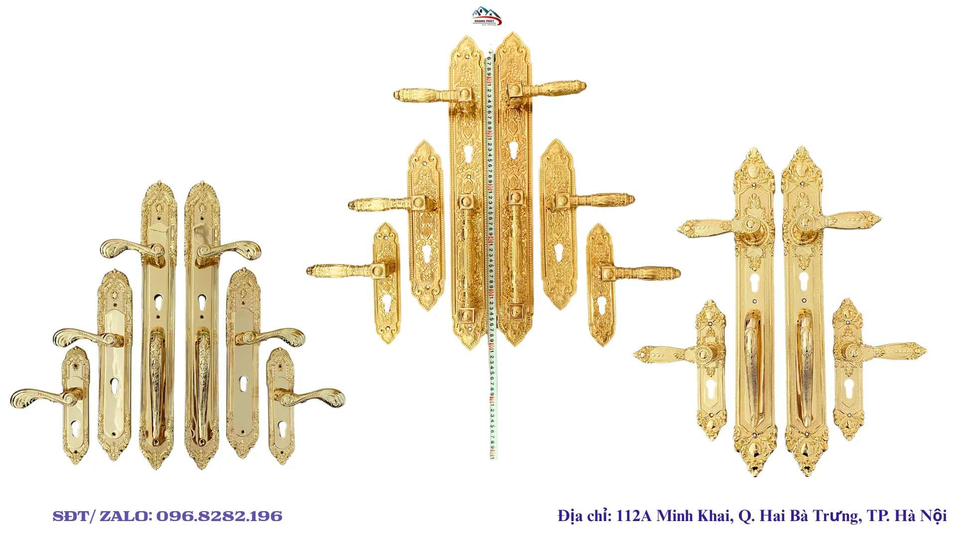 Khóa cửa gỗ đẹp nhất hiện nay - Thiết kế sang trọng, chất liệu cao cấp, phù hợp cửa gỗ tự nhiên, biệt thự, nhà phố.