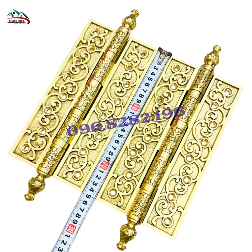 bản lề đồng thau cửa gỗ KP-LĐB125 cao cấp