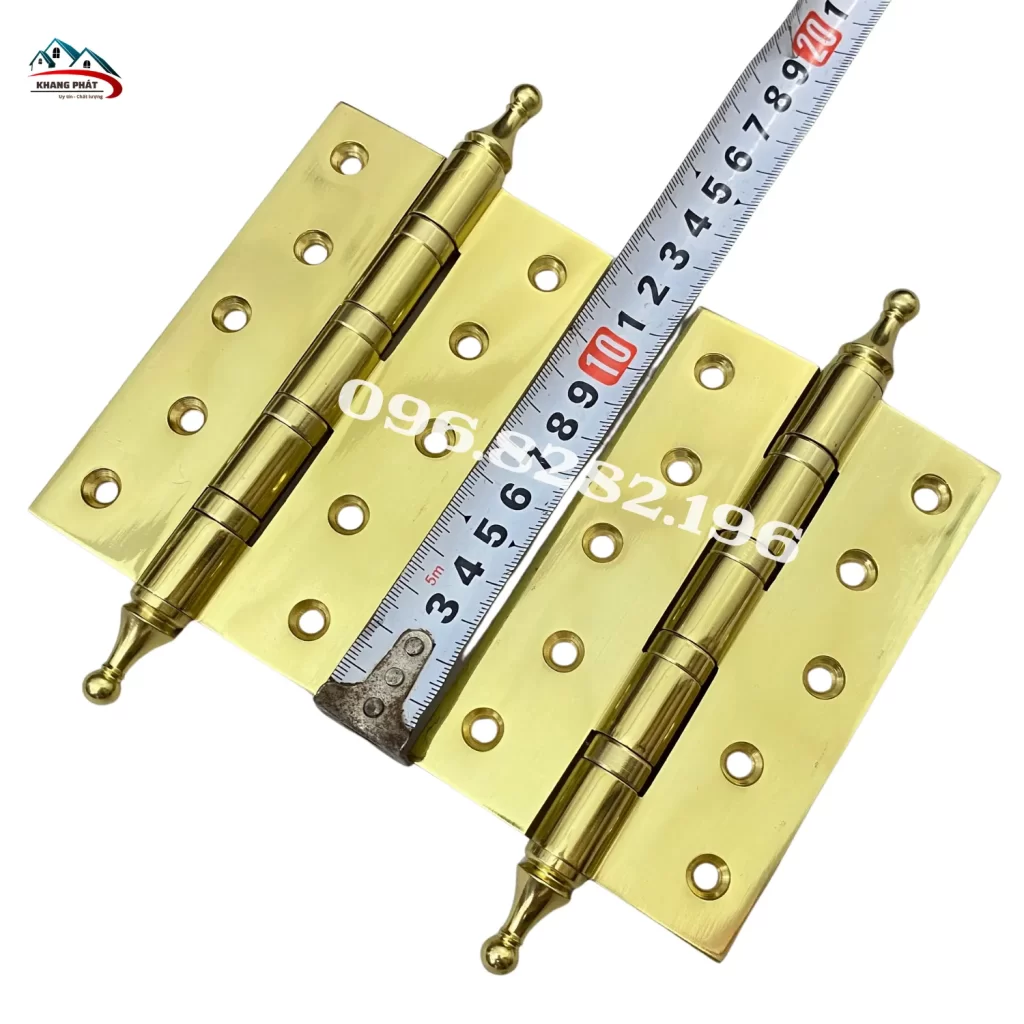 Bản lề lá đồng bóng KP-LĐB312 dài 12,5cm