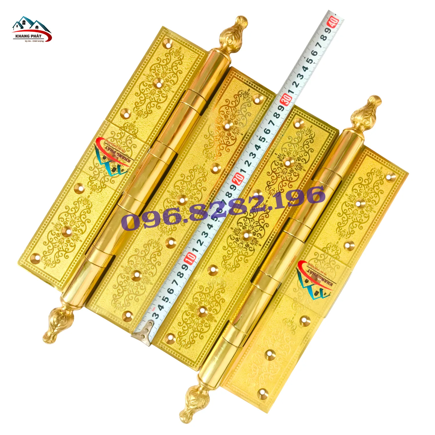 Bản lề lá đồng dài 30cm KP-LĐB930 cho cửa đại sảnh