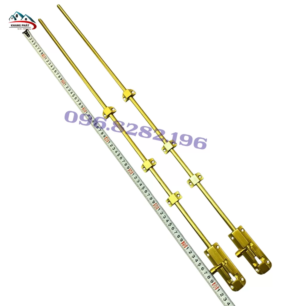Chốt cửa bằng đồng dài 80cm phi 10mm chốt thang cao cấp
