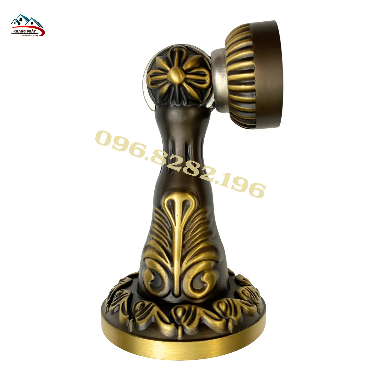 hít cửa bằng đồng KP-KC103 màu đồng đen DFS cao cấp