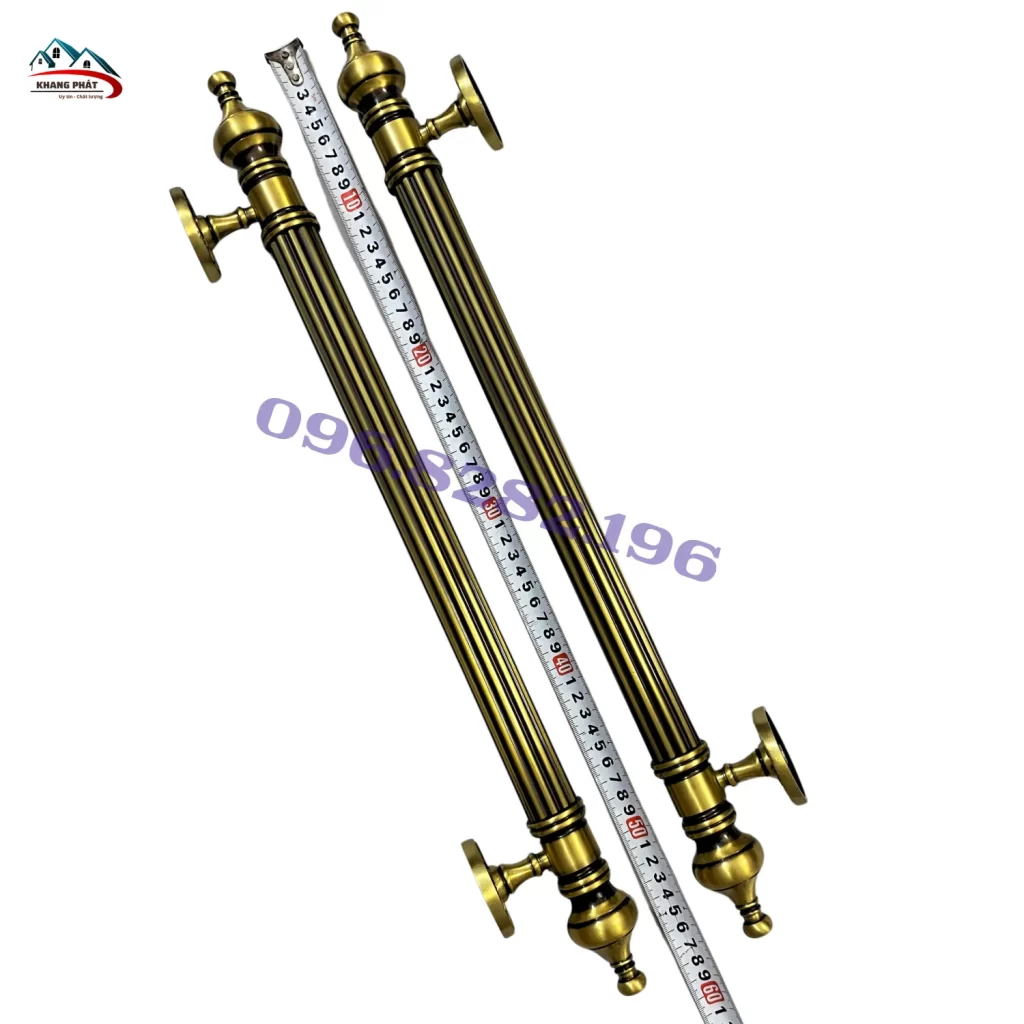 Tay kéo cửa đồng 60cm KP-TNS6030R màu đồng rêu