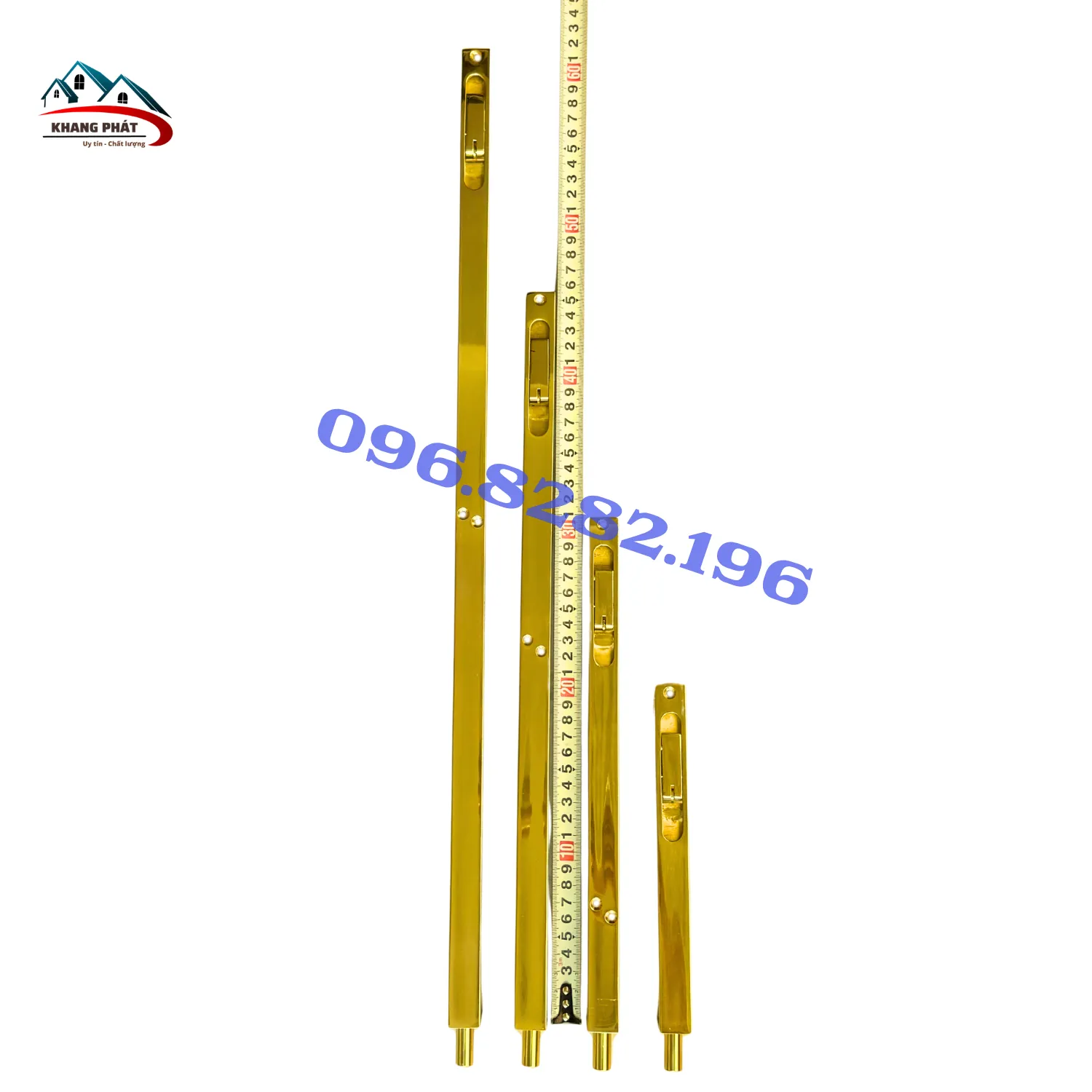 Chốt âm cửa gỗ bằng đồng lắp trên cửa gỗ tự nhiên cao cấp