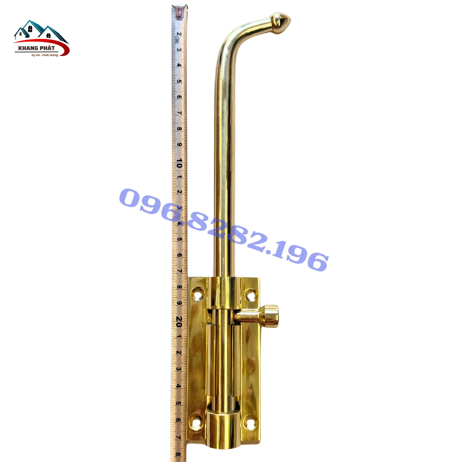 Chốt đồng đuôi chuột dài 30cm phi 14mm bằng đồng nguyên khối