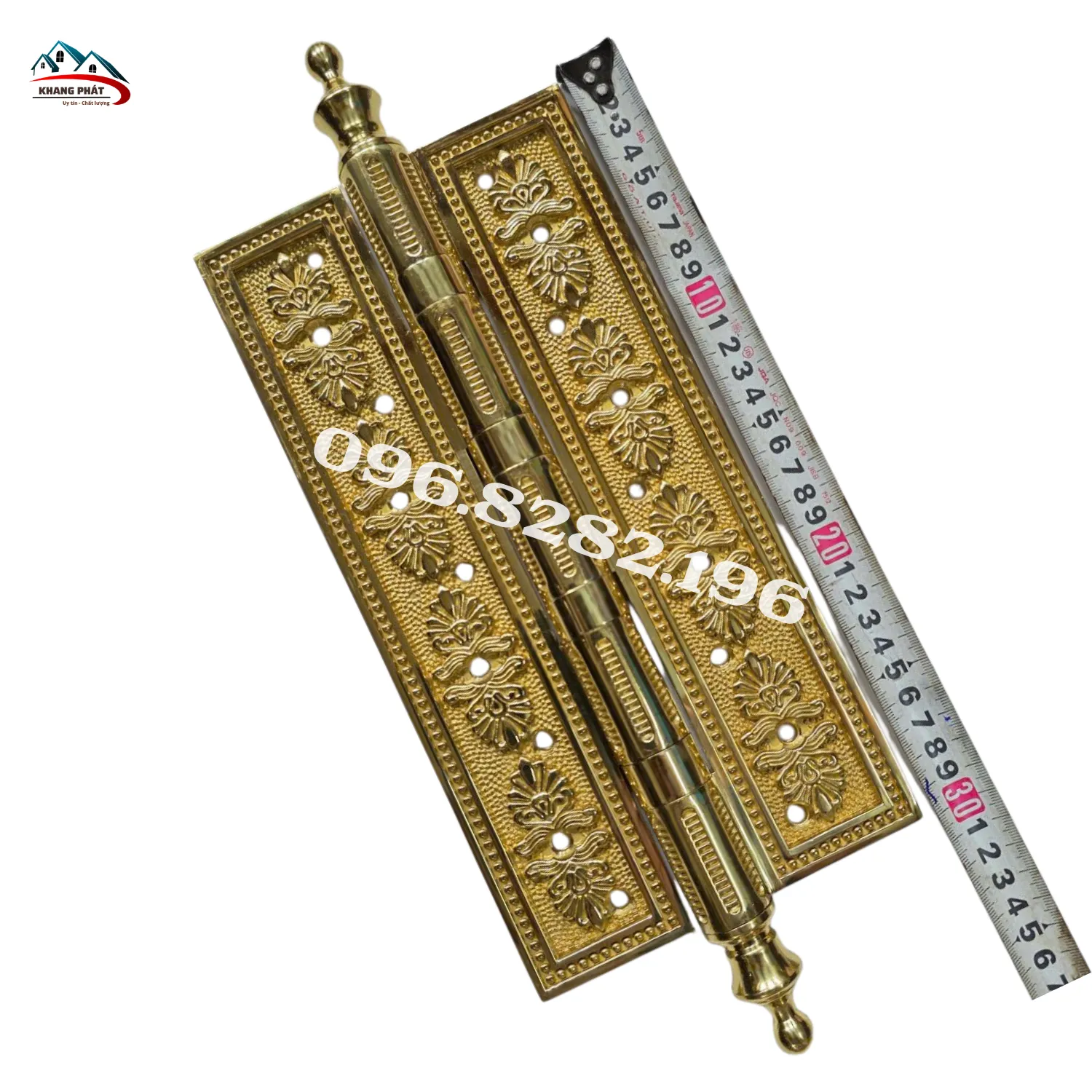 Ảnh đại diện bản lề cửa gỗ nặng KP-LĐB530 dài 30cm