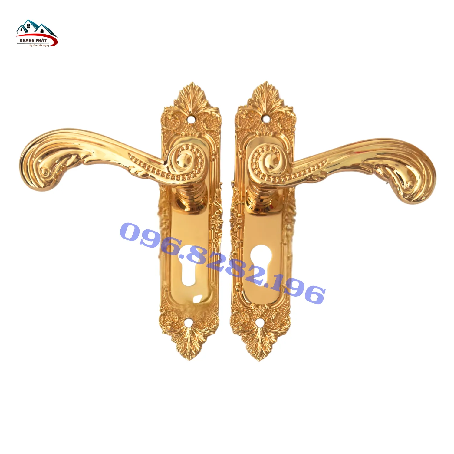 Khóa phòng KP1919 đồng vàng 24K dài 23cm – ảnh đại diện