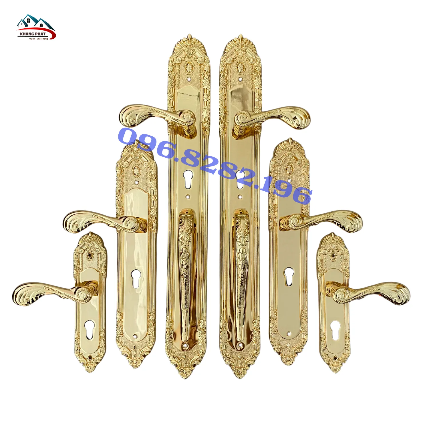 khoá cửa bằng đồng KP1818 đủ kích thước