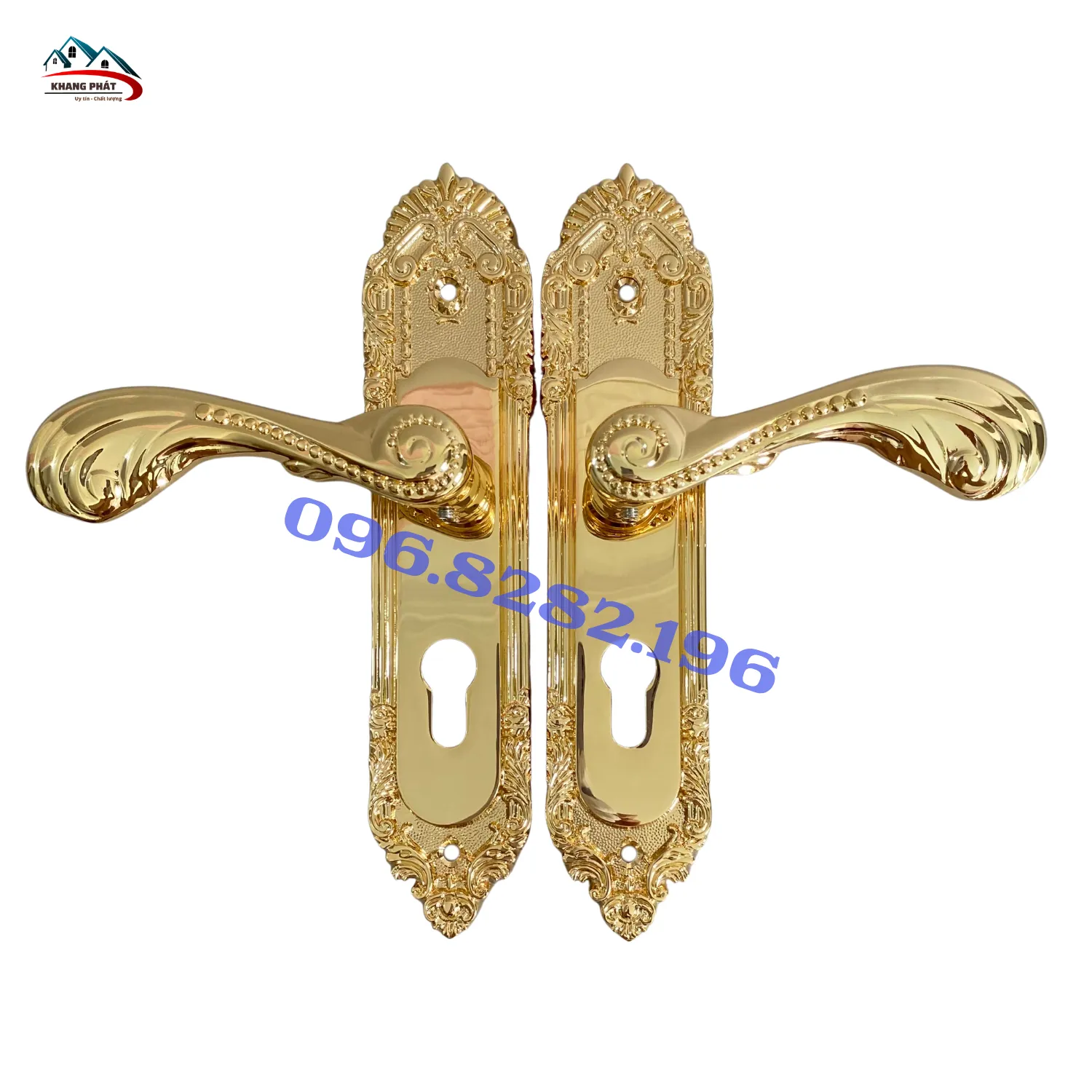 khóa cửa phòng bằng đồng KP1818
